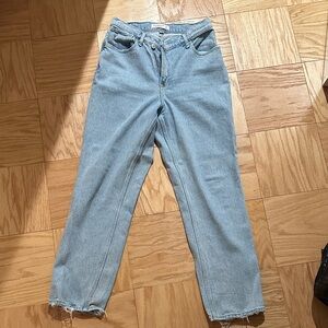 Abercrombie & Fitch Light Blue Straight Leg Jeans